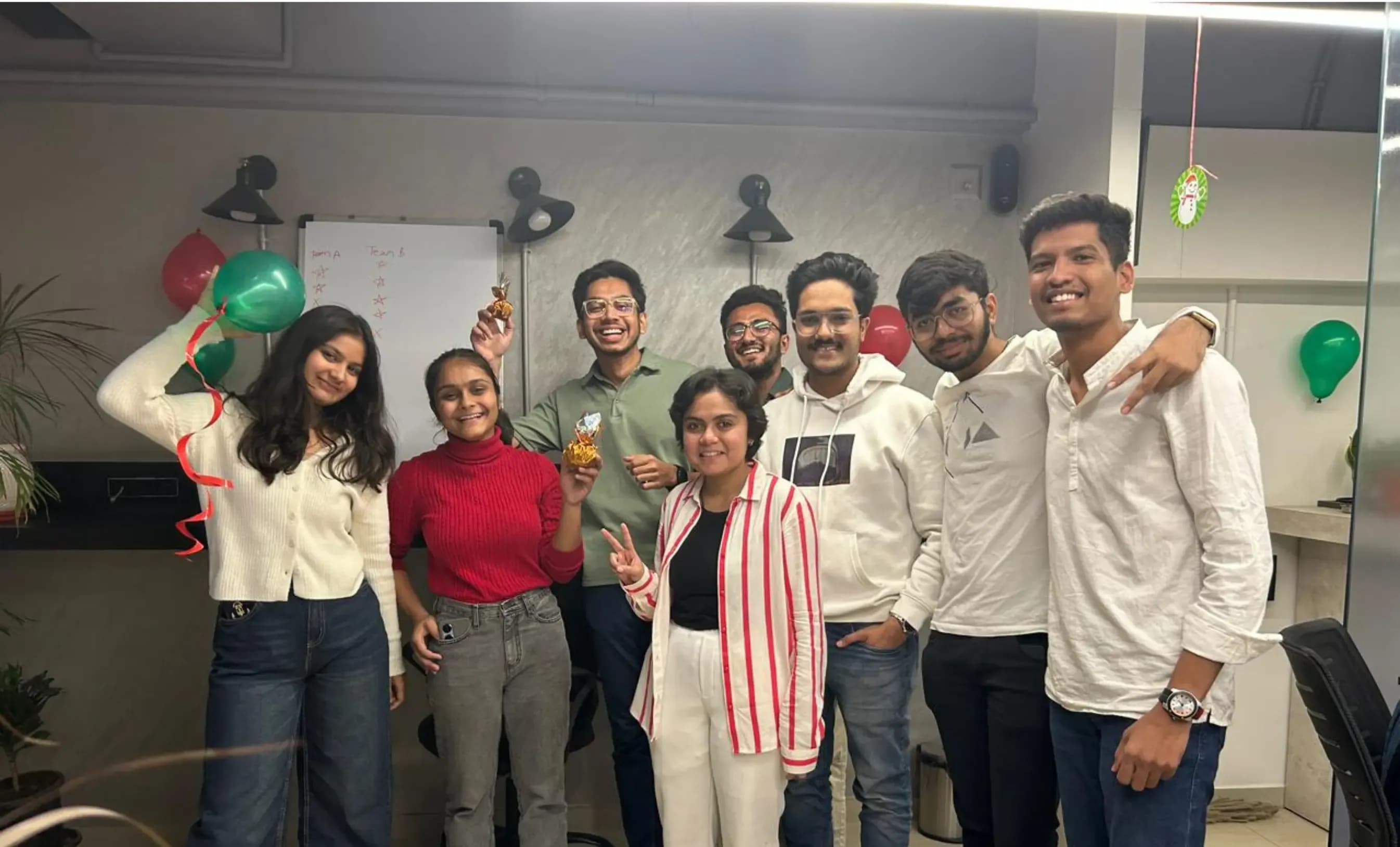 Team event and celebration